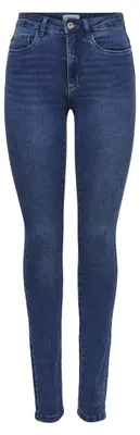 Produktbild von ONLY Damen Onlroyal skinny met hoge taille Jeans, Blau (Medium Blue Denim), XL /
