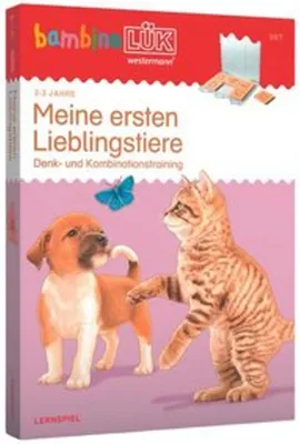 Image de LÜK bambinoLÜK Set Buch und Kontrollgerät Meine ersten Lieblingstiere ab 2 Jahren 7550