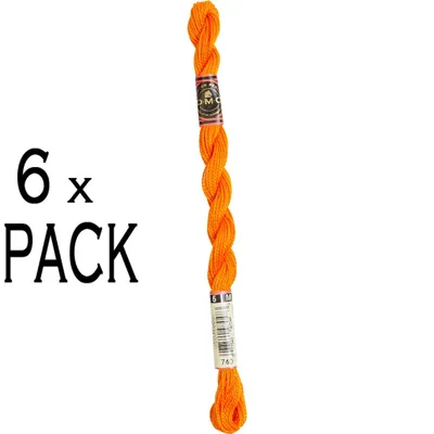 Obrázek produktu pro 6x DMC korálková příze tloušťky 5, 15 m, 115AR/5-740, VPE