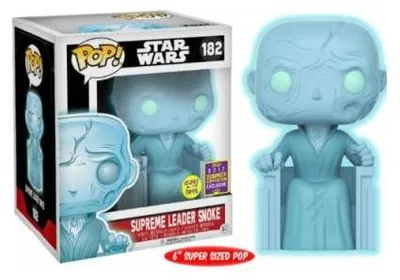 Imagen del producto de Funko Pop! Bobble: Star Wars: 6'' Holographic Snoke SDCC 2017 14721 (Edición italiana) – Funko Pop – Funko