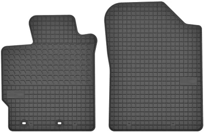 Image de Tapis avant en caoutchouc pour Toyota Yaris III 2011-2020 (à hayon) – 2 pièces, noirs, sur mesure