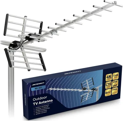 Image de Antenne TV extérieure directionnelle, réception Ultra HD 4K