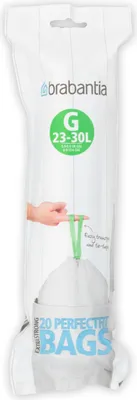 Produktbild von Müllbeutel mit Zugband, 23-30 Liter Pack: 12 Rolle/Rollenn a 20 Beutel | Packung (12 Stück)