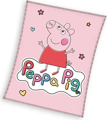 Produktbild von Fleecedecke Überwurf 110x140 Peppa Pig