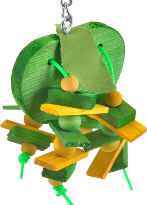 Produktbild von Vogelspielzeug im Apfeldesign