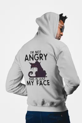 Produktbild von D&B Uni Hoodie ZIPEB00022 Angry HellGrau-Größe 2XL