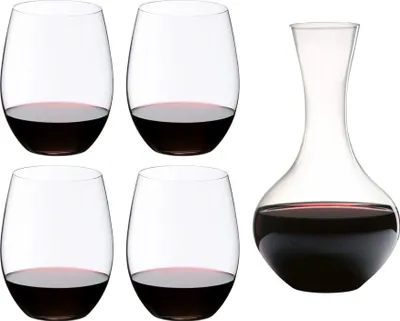 Produktbild von RIEDEL 5414/30 THE O WINE TUMBLER Cabernet/Merlot u. Syrah Dekanter VORTEILSSET
