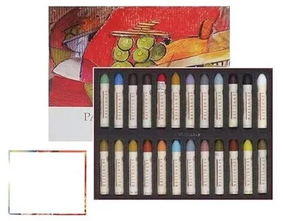 Produktbild von Pastellölbilder Set mit 24 Farben - Künstlerische Qualität