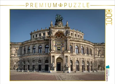 Produktbild von CALVENDO Puzzle Semperoper Dresden | 1000 Teile Lege-Größe 64x48cm Foto-Puzzle für glückliche Stunden