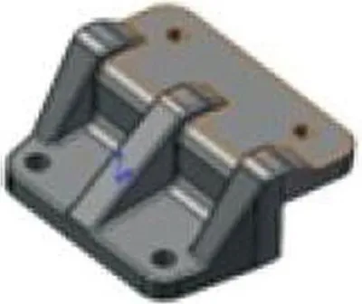 Produktbild von Amewi 65113 Chassis Stützen Halter