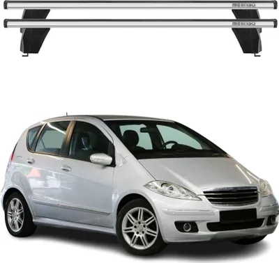 Produktbild von Menabo Dachträger Grundtäger für Mercedes A Klasse W169 2004-2012 75kg Silber 2x
