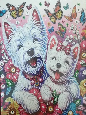 Productafbeelding van Diamantmozaïek Van Zandstrand En Vlinders, Creatief Ontwerp, 23X30 Cm