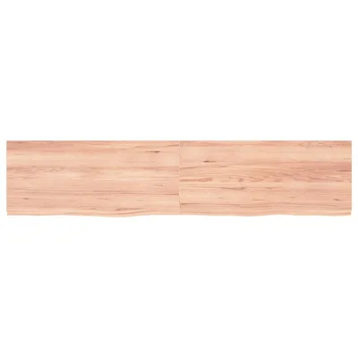 Immagine prodotto di Piano tavolo vidaXL marrone chiaro 180x40x(2-4) cm in legno massello di rovere trattato