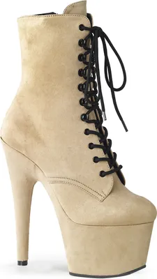 Produktbild von ADORE-1020FS Damen Booties von Pleaser, Beige , EU 36, US 6