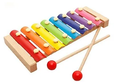 Image de Xylophone en bois pour enfants, jouet éducatif