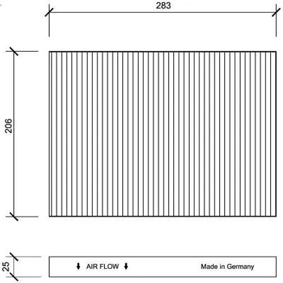 Produktbild von DIEDERICHS DCI1005 Aktivkohle Innenraumfilter Pollenfilter für VW Golf IV Schrägheck (1J1) PASSAT Variant (3B6) GOLF III (1H1) Golf IV Variant (1J5)