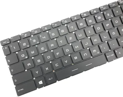 Produktbild von DEUTSCHE - Tastatur Keyboard Schwarz RGB Beleuchtung kompatibel für MSI GE66 RaiDEUTSCHEr 11UH-227