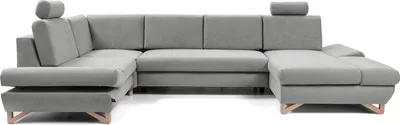 Produktbild von Sofa mit Stauraum für U GULEPA 4 - grau, rechte Ecke