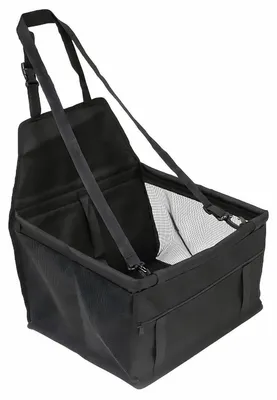Produktbild von Hundeautositz für kleine Hunde & Katzen, wasserdicht, mit Seitentaschen, 45x40x25 cm