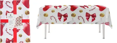 Immagine prodotto di Tovaglia rettangolare rossa, dimensioni 145x220 cm