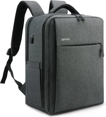 Produktbild von Famanu Rucksack für Handgepäck - 15,6 Zoll Laptop Rucksack - Reisetasche Schwarz