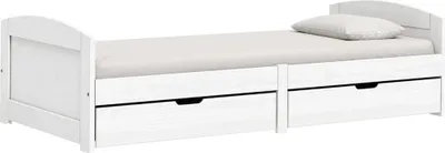 Produktbild von VidaXL 3185208, Sofabett, Weiß, Pinienwald, Holz, 2050 mm, 960 mm, 560 mm