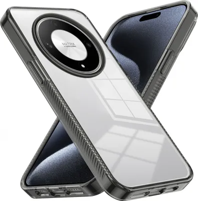 Produktbild von Hülle für Honor X9B Rutschfest Kristallklare Stoßfeste TPU Bumper Handyhülle Schwarz