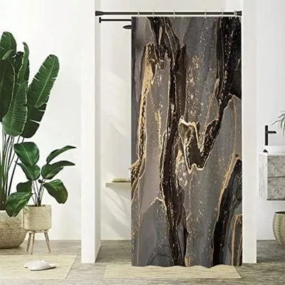 Productafbeelding van Douchegordijn, wasbaar - textiel, 90 x 180 cm