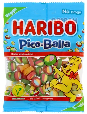 Imagen del producto de Haribo Pico-Balla, mezcla de gomitas de frutas, 85 g