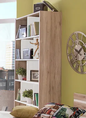 Produktbild von Regal Beistellregal Dekoregal Bücherregal Standregal Holzregal "Canton II"