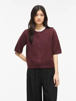 Produktbild von VILA Stilvoller Cardigan Rundhalsausschnitt Knopfleiste Größe: XS