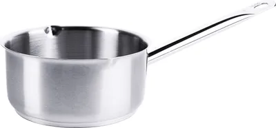 Produktbild von Stielkasserolle, flach, mit Ausguss, Edelstahl 18/10, 1,5-2,5 Liter wählbar : 1,5 Liter Variante: 1,5 Liter