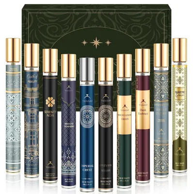 Immagine prodotto di Set regalo profumo da uomo, confezione da 10, eau de parfum, formato da 350 ml, formato da viaggio