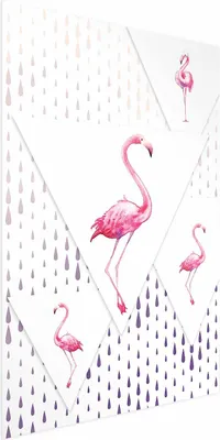 Produktbild von Posterpapier Poster - Flamingo Family 21x30 cm Für Kinder g-C-0119-ao-a