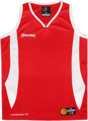 Produktbild von Spalding Jam Basketballtrikot Herren - Rot / Weiß