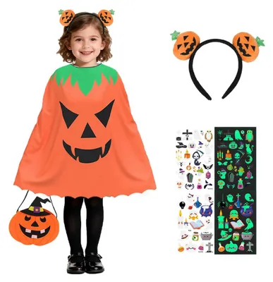 Geisterkostüm für Kinder, leuchtend, Halloween-Umhang, 75 cm