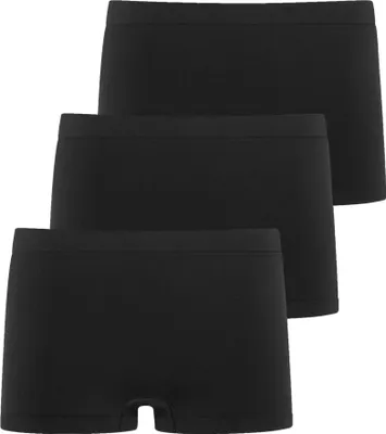 Produktbild von Jockey Damen Hipster, 3er Pack - Seamfree Boy Short, Stretch Schwarz L