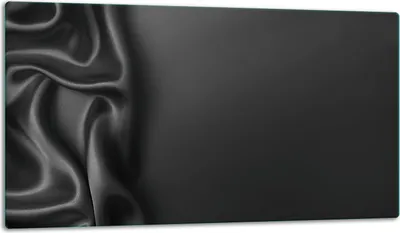Produktbild von Glasschneidebrett Herdabdeckplatte Glaskeramikkochfeld Universal 52x30 cm, Schwarz