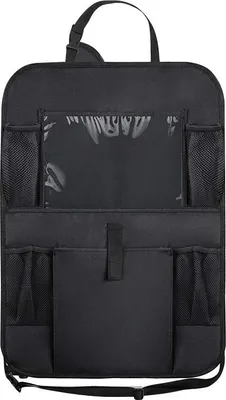 Obrázek produktu pro ORGANIZÉR DO AUTA 61x41,5 cm ČERNÝ DRŽÁK NA TABLETY