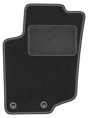 Productafbeelding van Velours bestuurdersmat voor Peugeot 207 2006-2012 (stationwagen/hatchback) – grafiet, op maat – Wielganizator LUX