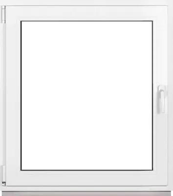 Produktbild von Framex Kellerfenster Fenster Kunststofffenster Weiß Breite x Höhe 100 x 110 cm (1000 x 1100 mm) 2fach (32 mm) Dreh Kipp DIN Links - Premium