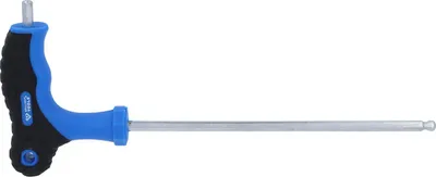 Produktbild von BRILLIANT TOOLS T-Griff-Kugelkopf-Innensechskant-Winkelstiftschlüssel 5,0 x 150 mm - BT041005