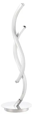 Produktbild von Casa Padrino Luxus LED Tischleuchte Silber Ø 15 x H. 50 cm - Designer Tischlampe