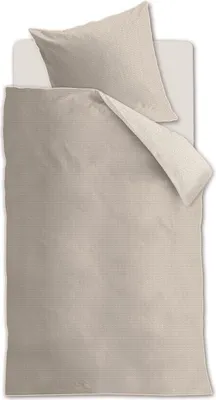 Produktbild von Rivièra Maison Bettwäsche Bambu_Sand_DE_UV_135x200 135 x 200 cm + 1x 80 x 80 cm 1 Bettbezug, 1 Kissenbezug
