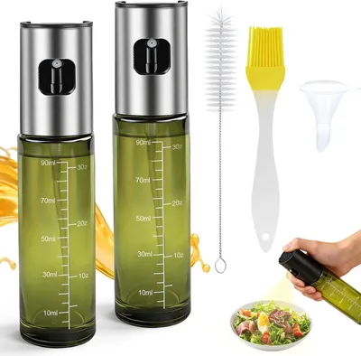 Produktbild von Olsprühflasche 2 Stück, Glas, UV-Schutz, BPA-frei, für Küche