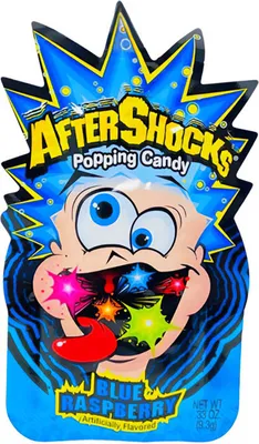 Produktbild von Aftershocks Popping Candy Blue Raspberry (Karton mit 24)