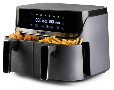 Obrázek produktu pro Dvojitá horkovzdušná fritéza 4+4 l - digitální - DOMO DO552FR