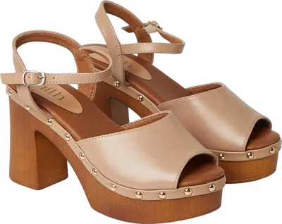 Produktbild von Faith - Damen Sandalen "Evie", Mit Stollen, Kunstleder DP5082 (37 EU) (Beige)