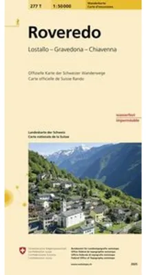 Produktbild von Swisstopo 1 : 50 000 Roveredo Wanderkarte