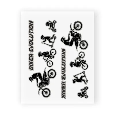 Produktbild von Sticker Aufkleber Evolution Biker Cross 10 x 12 cm